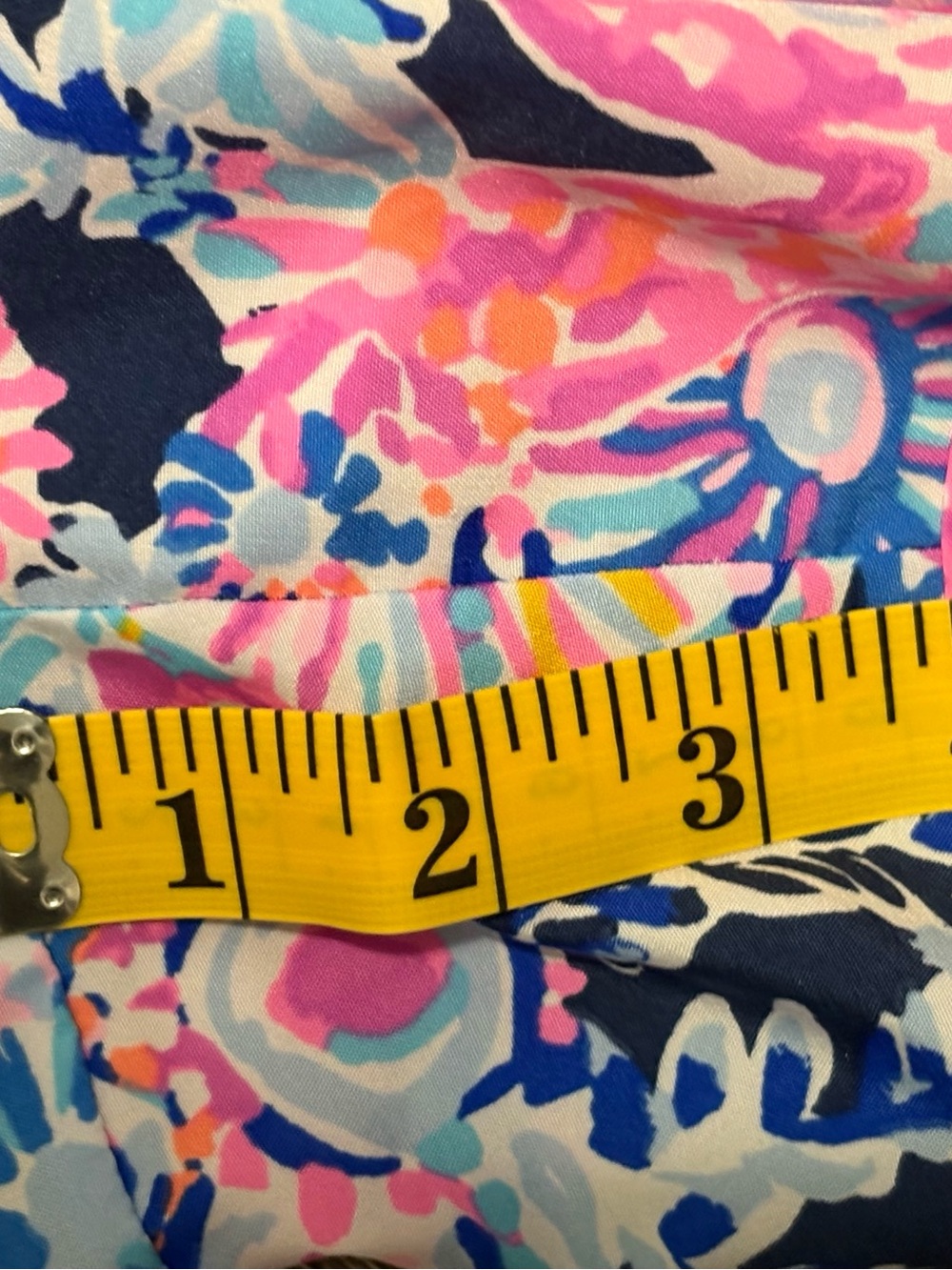 Lilly Pulitzer Pink & Blue Floral Athletic Shorts - Picture 7 of 8